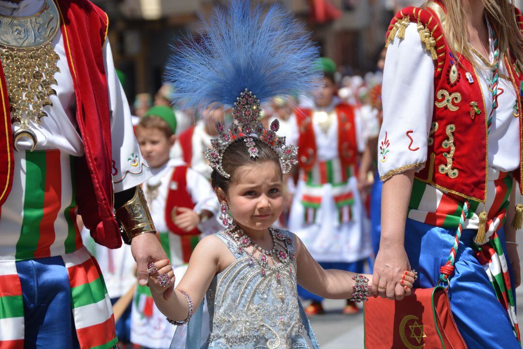 Algunas de las rodelas han realizado el desfile a pie