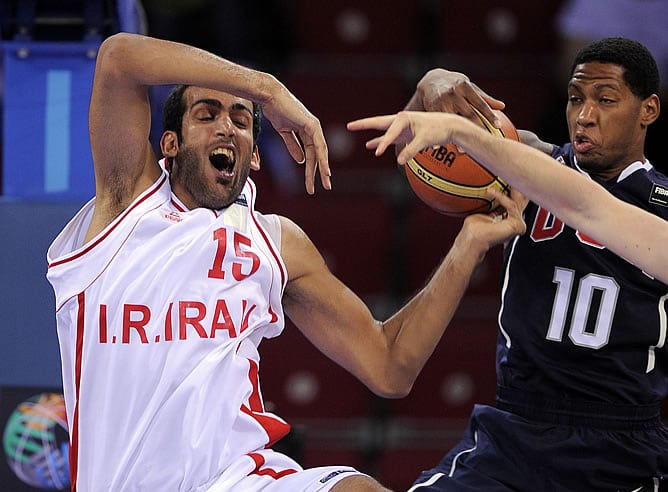 Granger, durante el partido de Estados Unidos ante Irak