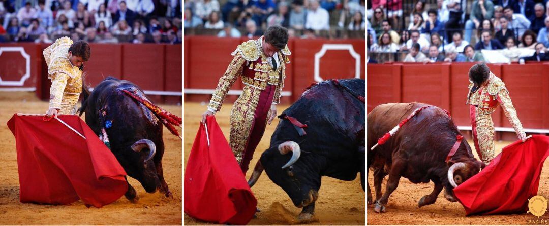 De izquierda a derecha, Rafael Serna, Alfonso Cadaval y Ángel Jiménez