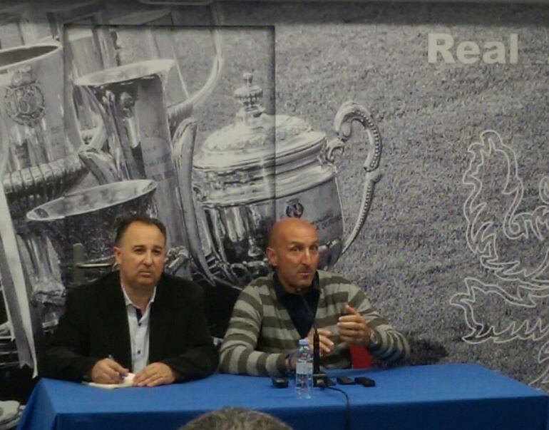 Popovic, en la rueda de prensa previa al partido