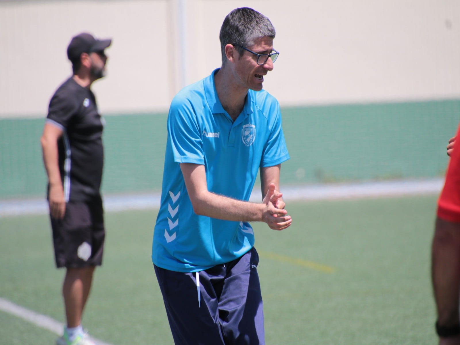 Ezequiel Vieites  durante un partido del juvenil del Unión Sur Yaiza.