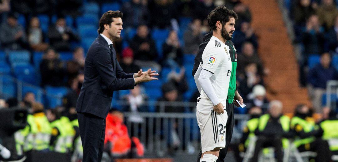 Isco, poco antes de entrar desde el banquillo ante el Leganés