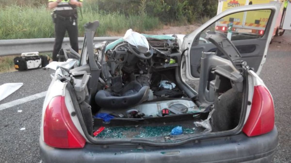 Xoc frontal mortal a la N-240