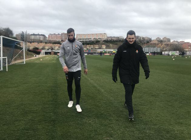 Alcaraz se va del entrenamiento