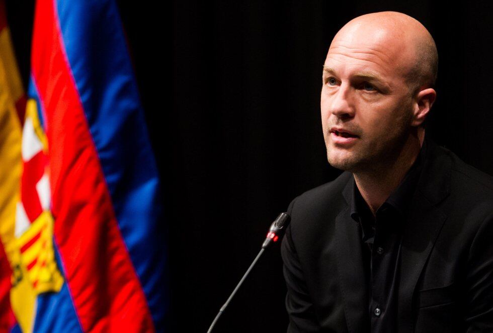 Jordi Cruyff, atiende a los medios