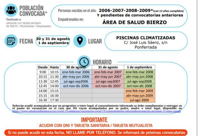 Convocatoria Ponferrada