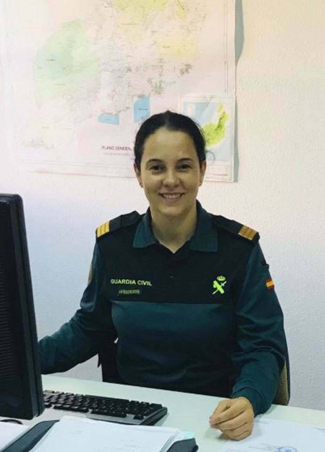 Gloria Moreno, sargento del SEPRONA en Lanzarote.