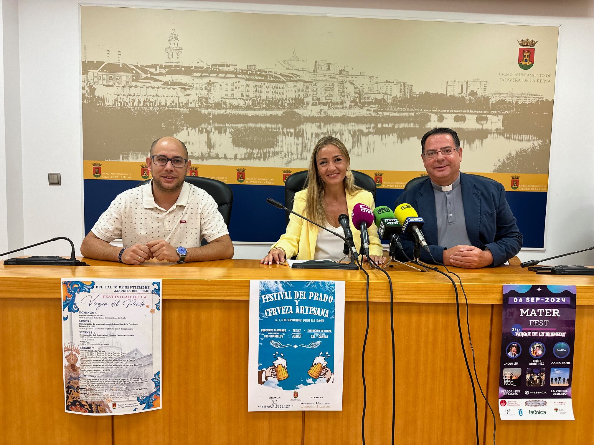 Presentación de actos por la festividad de la Virgen del Prado