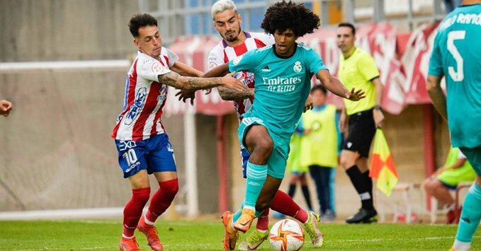 Un momento del partido