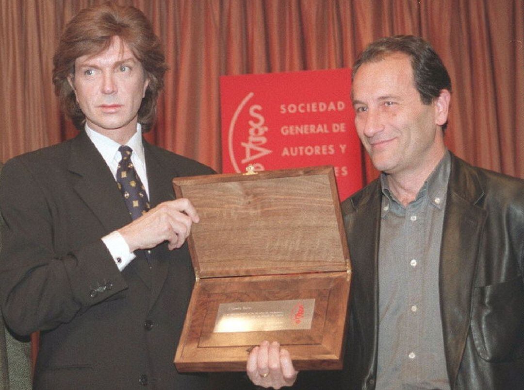Camilo Sesto y José María Cámara en 1997