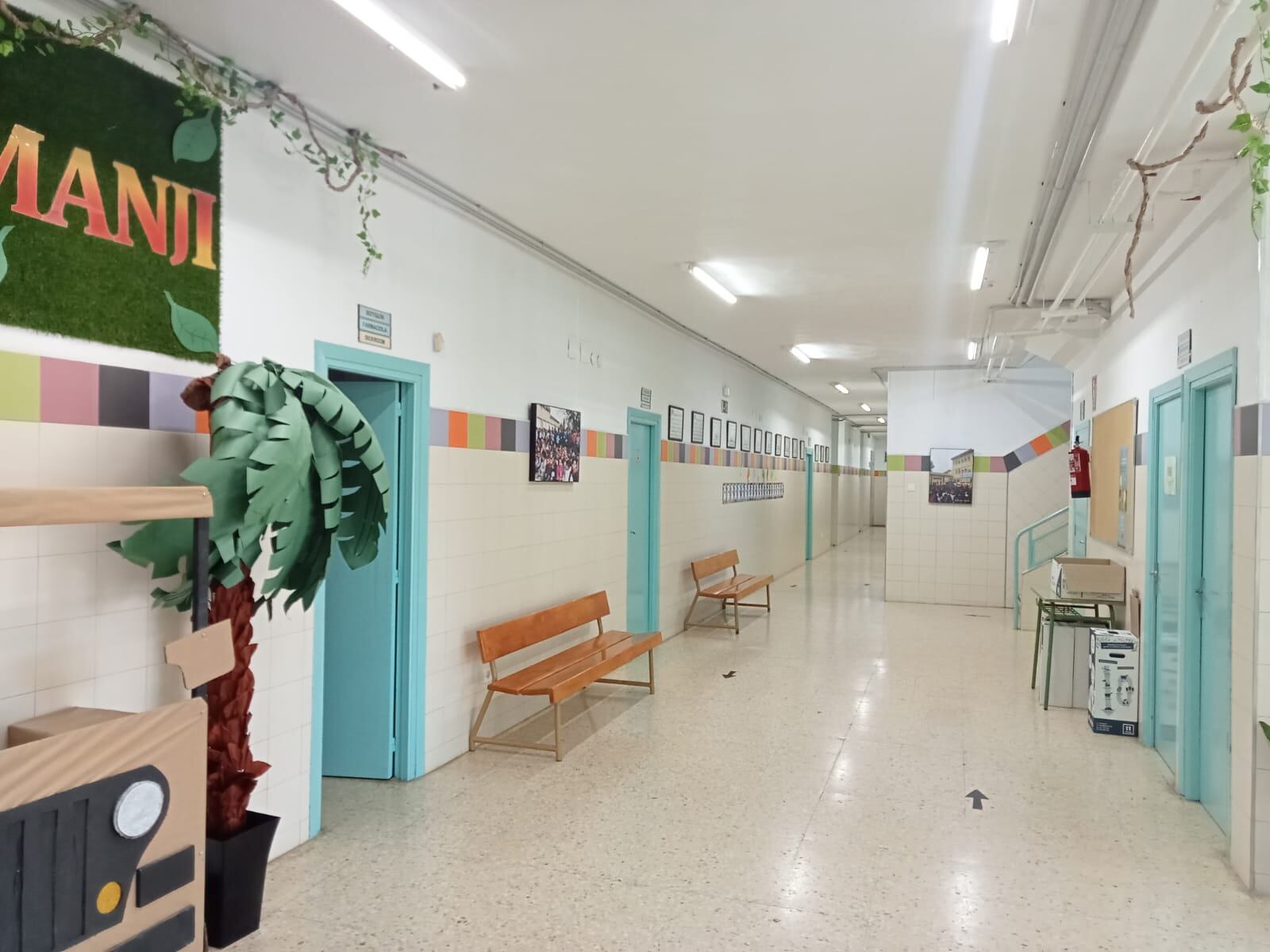 Interior del colegio