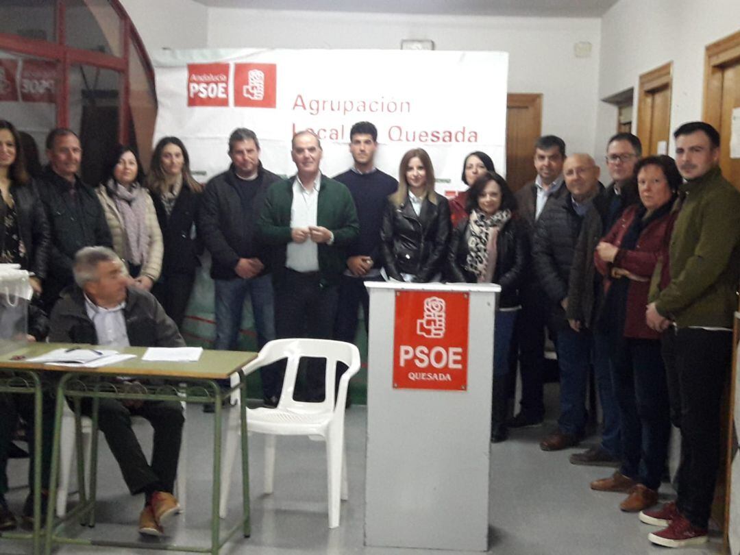La nueva candidatura del PSOE de Quesada para las elecciones municipales del 26 de mayo