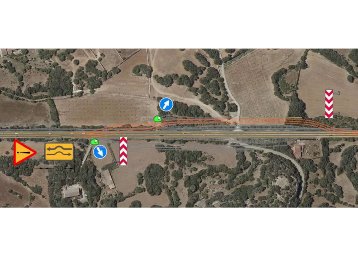 Aquest dilluns s'activa un desviament provisional al quilòmetre 5 de la carretera general