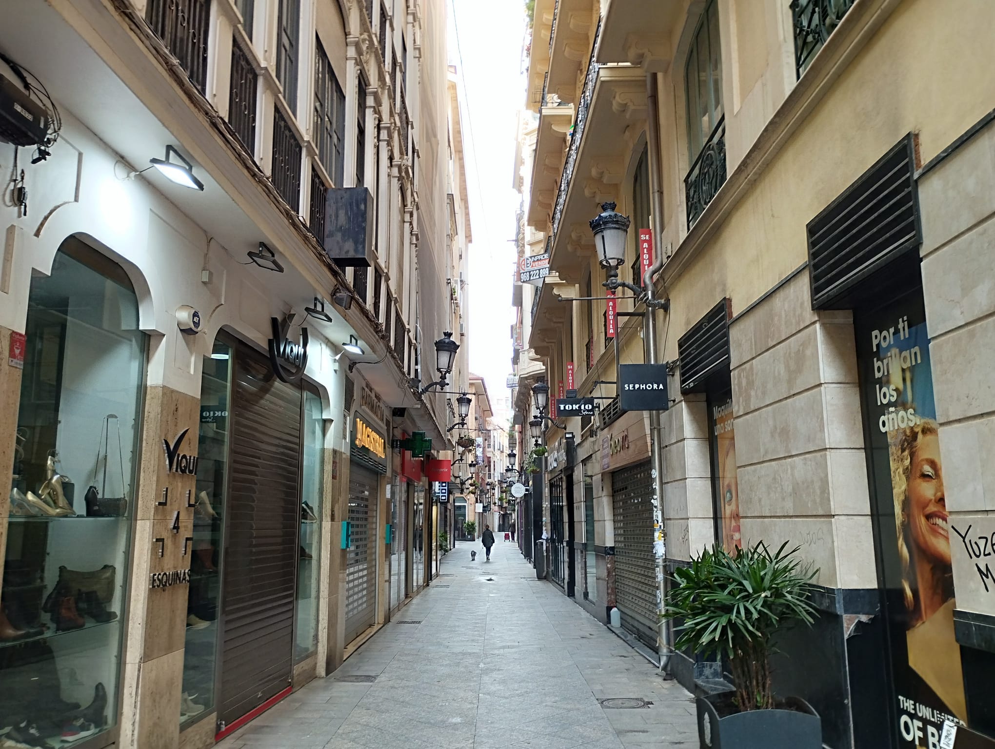 Imagen de archivo de la calle Platería, en Murcia