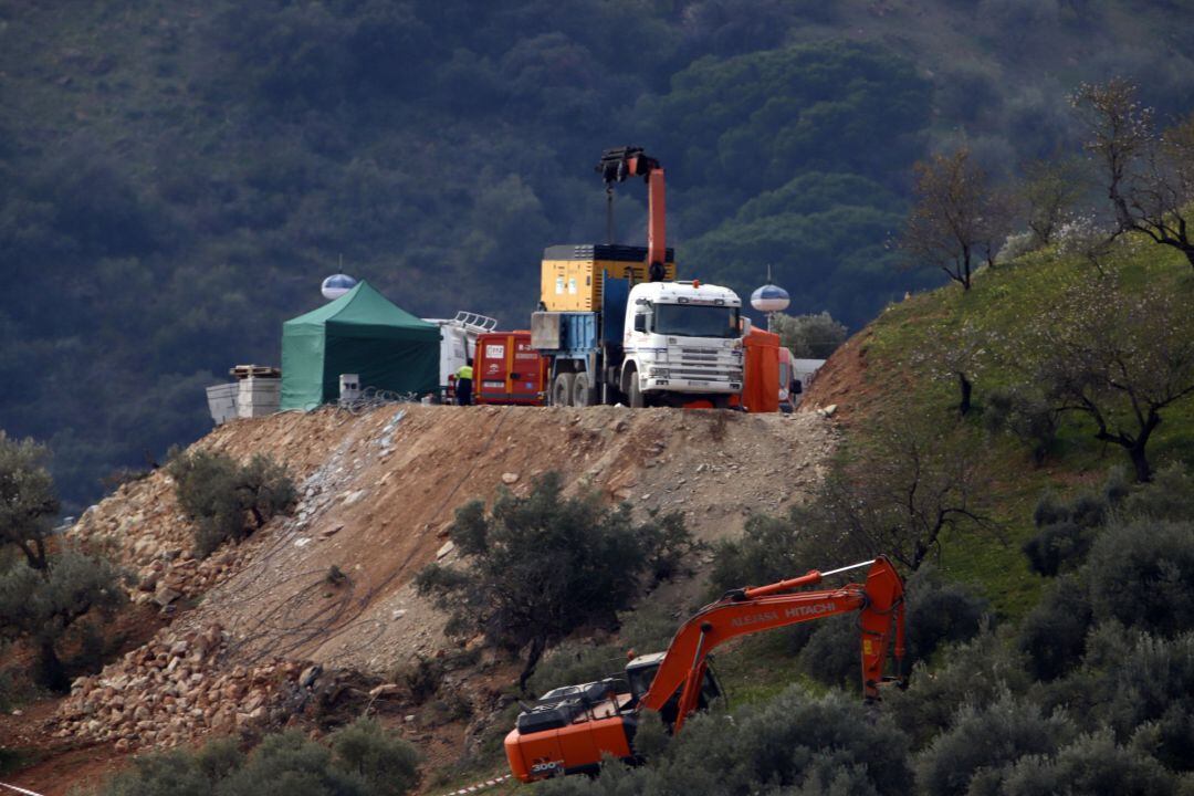 Operativo de rescate de Julen, niño de dos años en Totalán