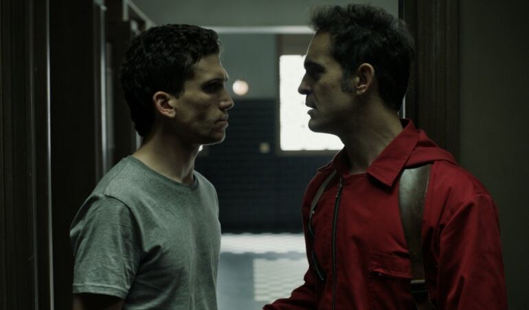 Jaime Lorente y Pedro Alonso en &#039;La Casa de Papel&#039;