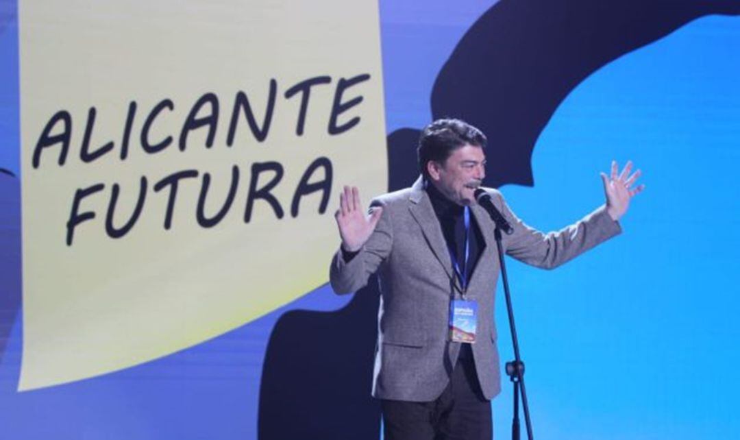 Luis Barcala en la presentación del proyecto 'Alicante Futura'