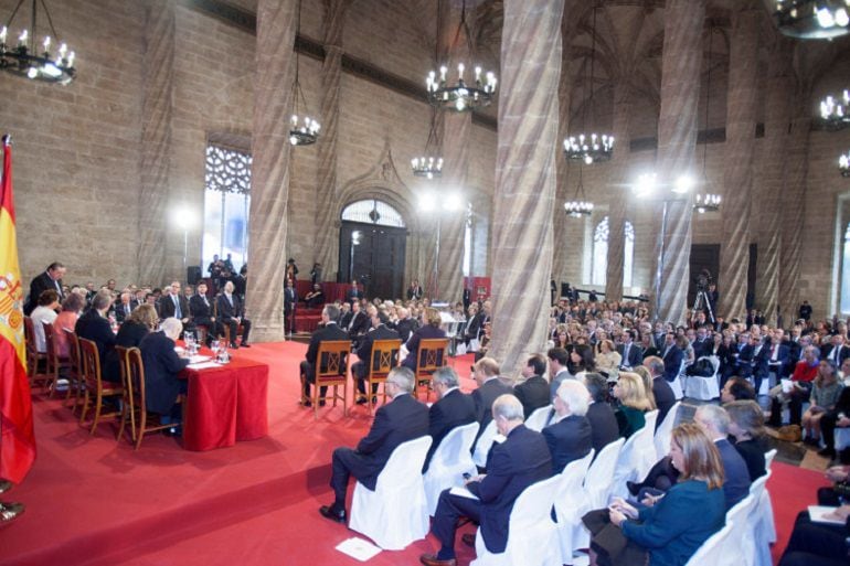 Acto de entrega de los galardones den 2014