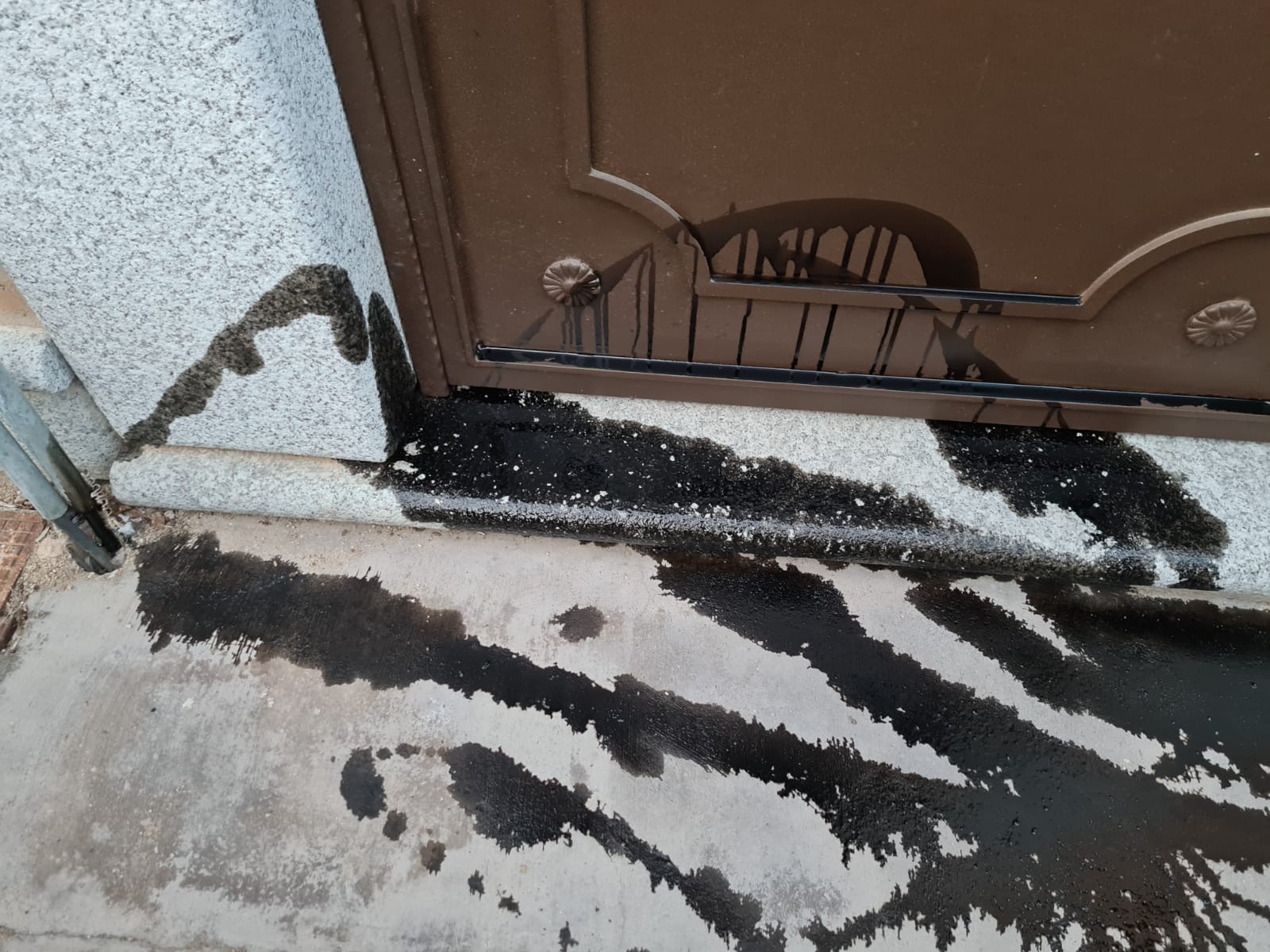 Así ha quedado la vivienda de la alcaldesa de Menasalbas