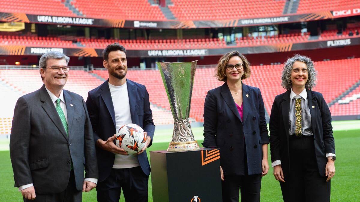 El trofeo de la Europa League llega a Bilbao: durante todo el fin de semana podrás verlo y fotografiarte con él