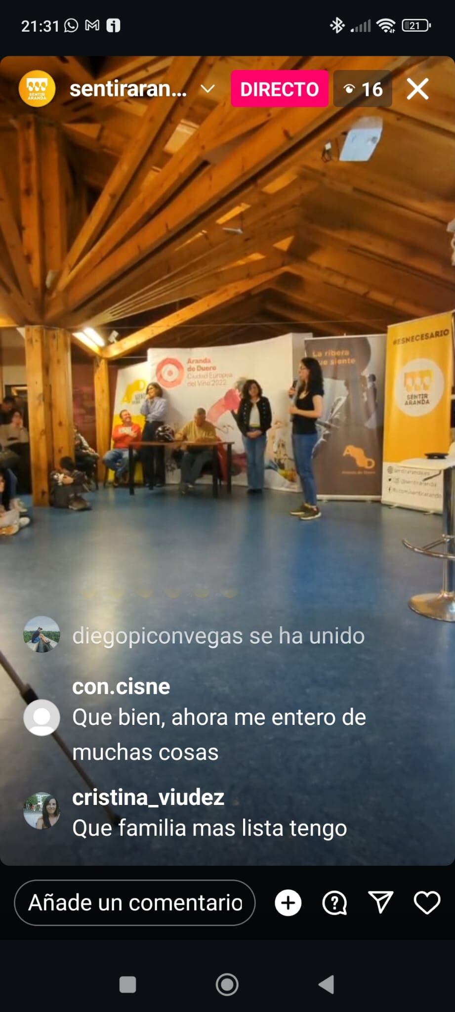 Encuentro de jóvenes investigadores, organizado por Sentir Aranda