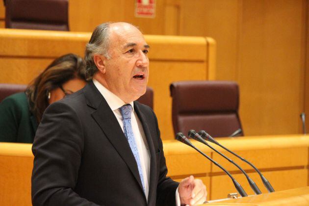 José Ignacio Landaluce, en el Senado.