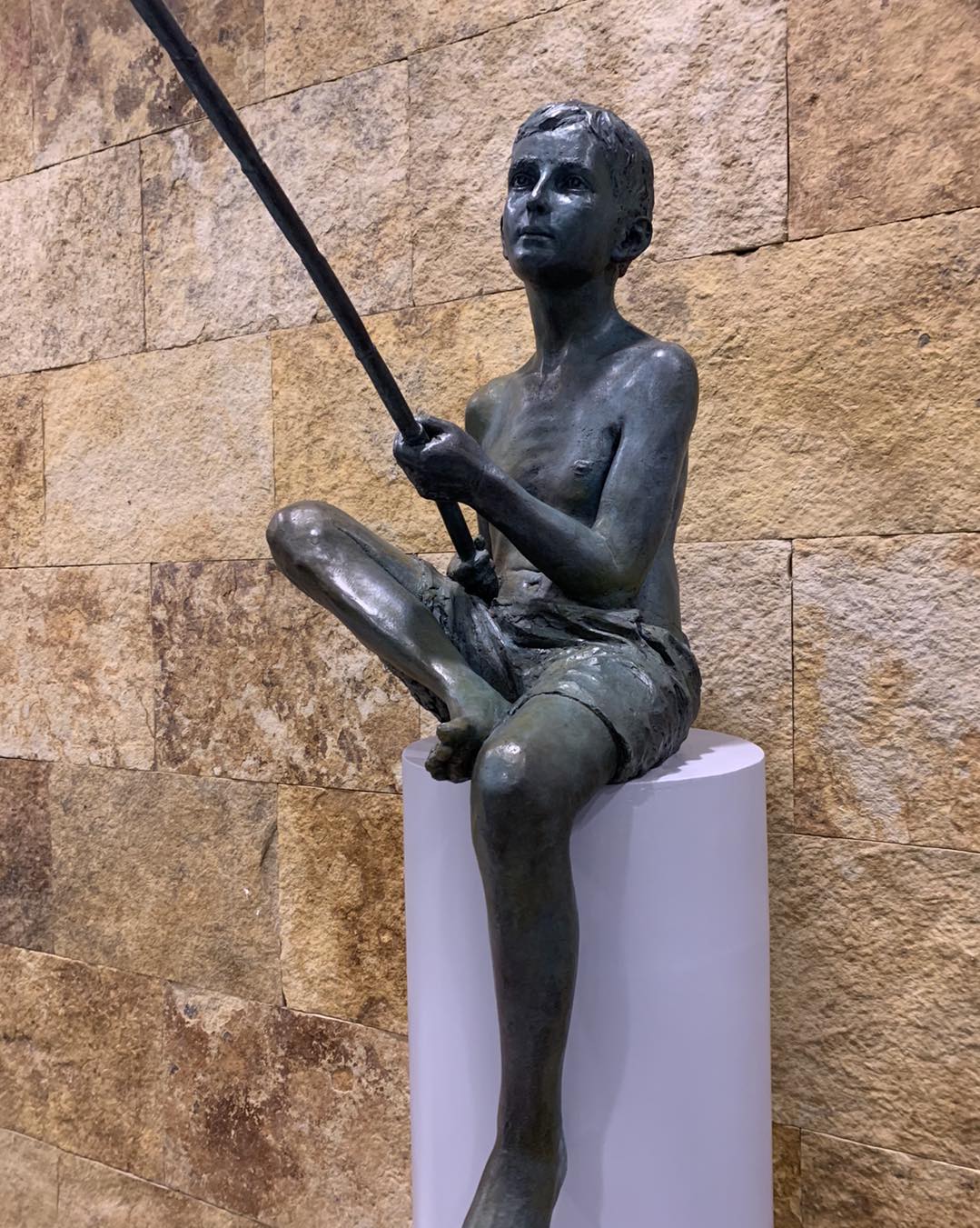 La escultura &#039;El Niño Pescador&#039;, un homenaje al sector pesquero de San Javier