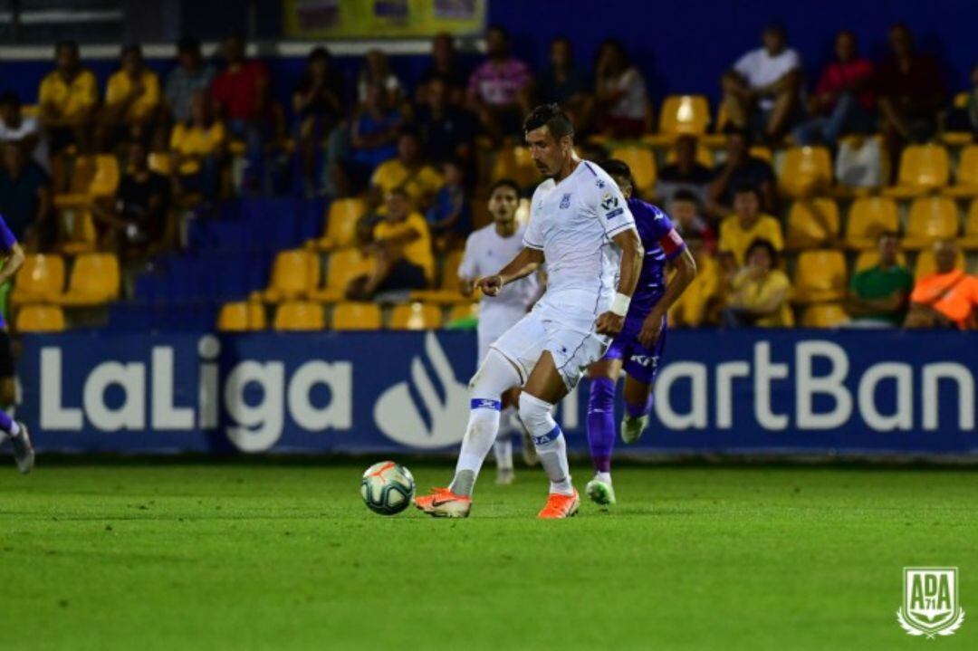 Fran Sandaza, jugador de la AD Alcorcón