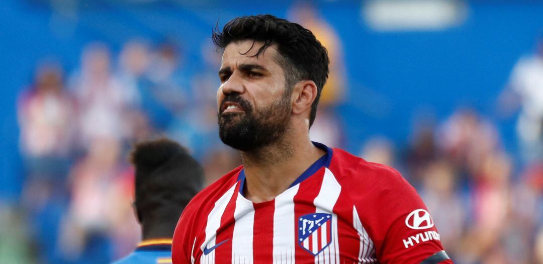 Diego Costa, durante el partido del pasado fin de semana en Getafe