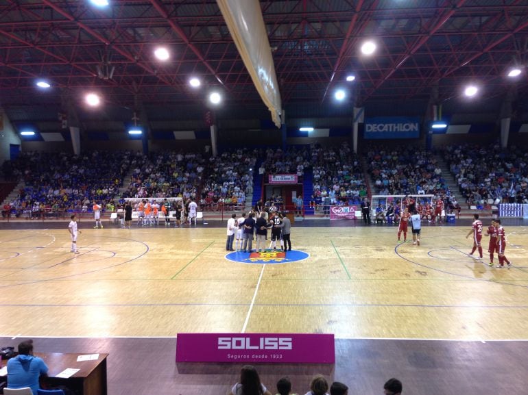 Momentos previos al partido de Copa