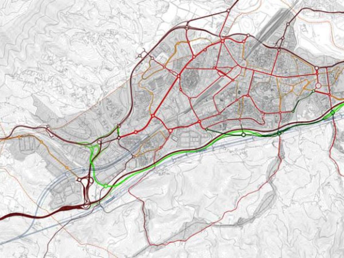 El Ayuntamiento de Irun avanza por su cuenta con la Ronda Sur y la Diputación aplaude esta decisión