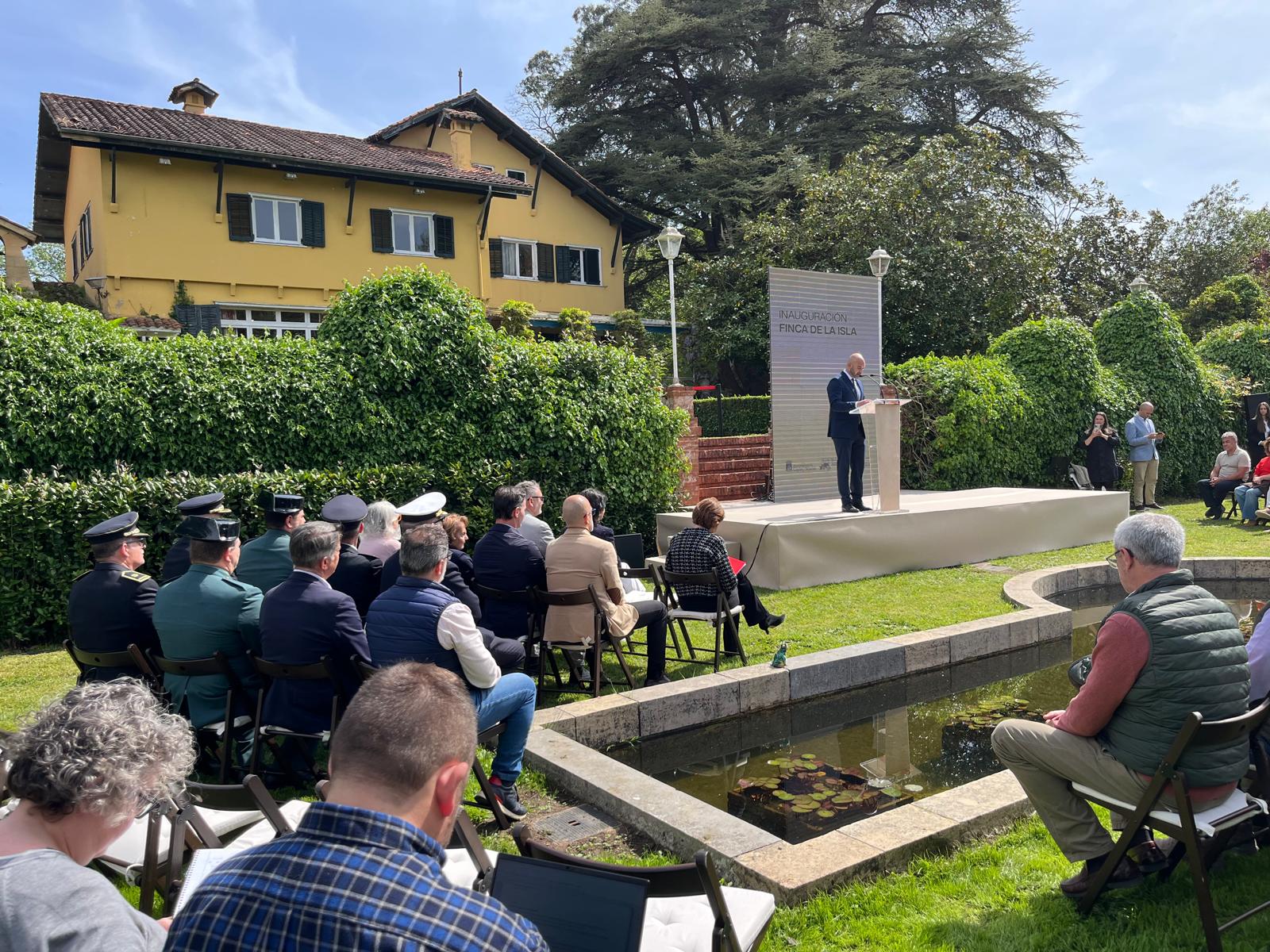 Inauguración de la finca La Isla.