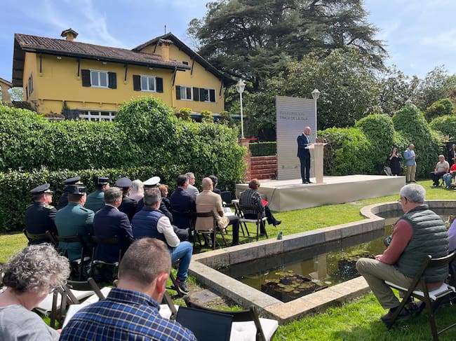 Inauguración de la finca La Isla.