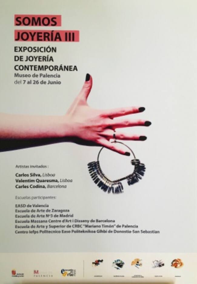 Cartel de la Exposición temporal "Somos Joyería"