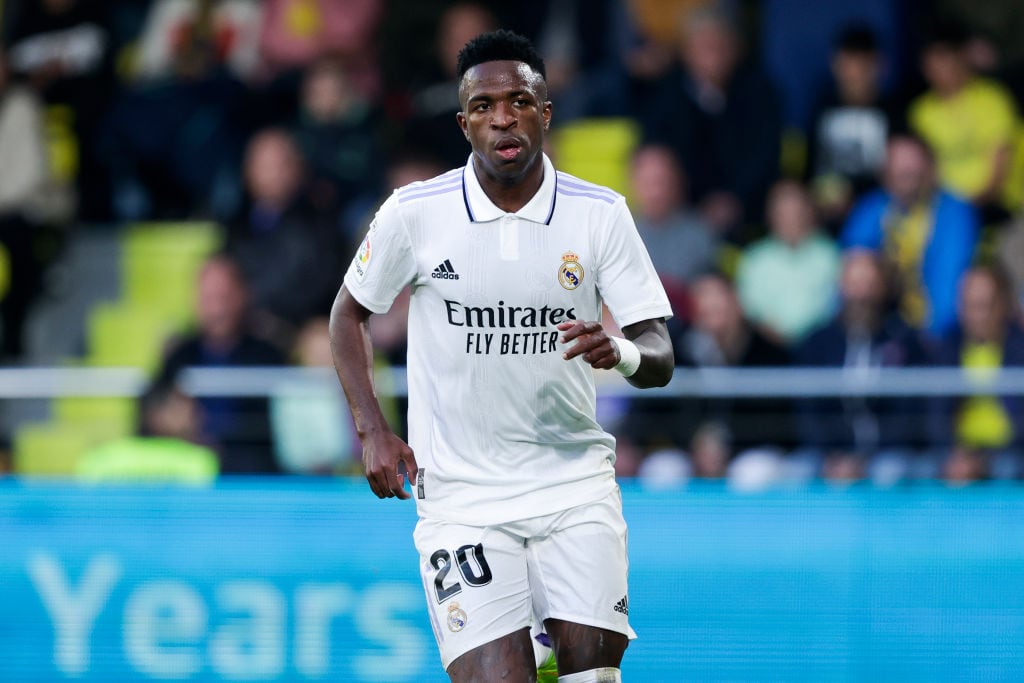 Vinicius, durante un encuentro reciente con el Real Madrid.