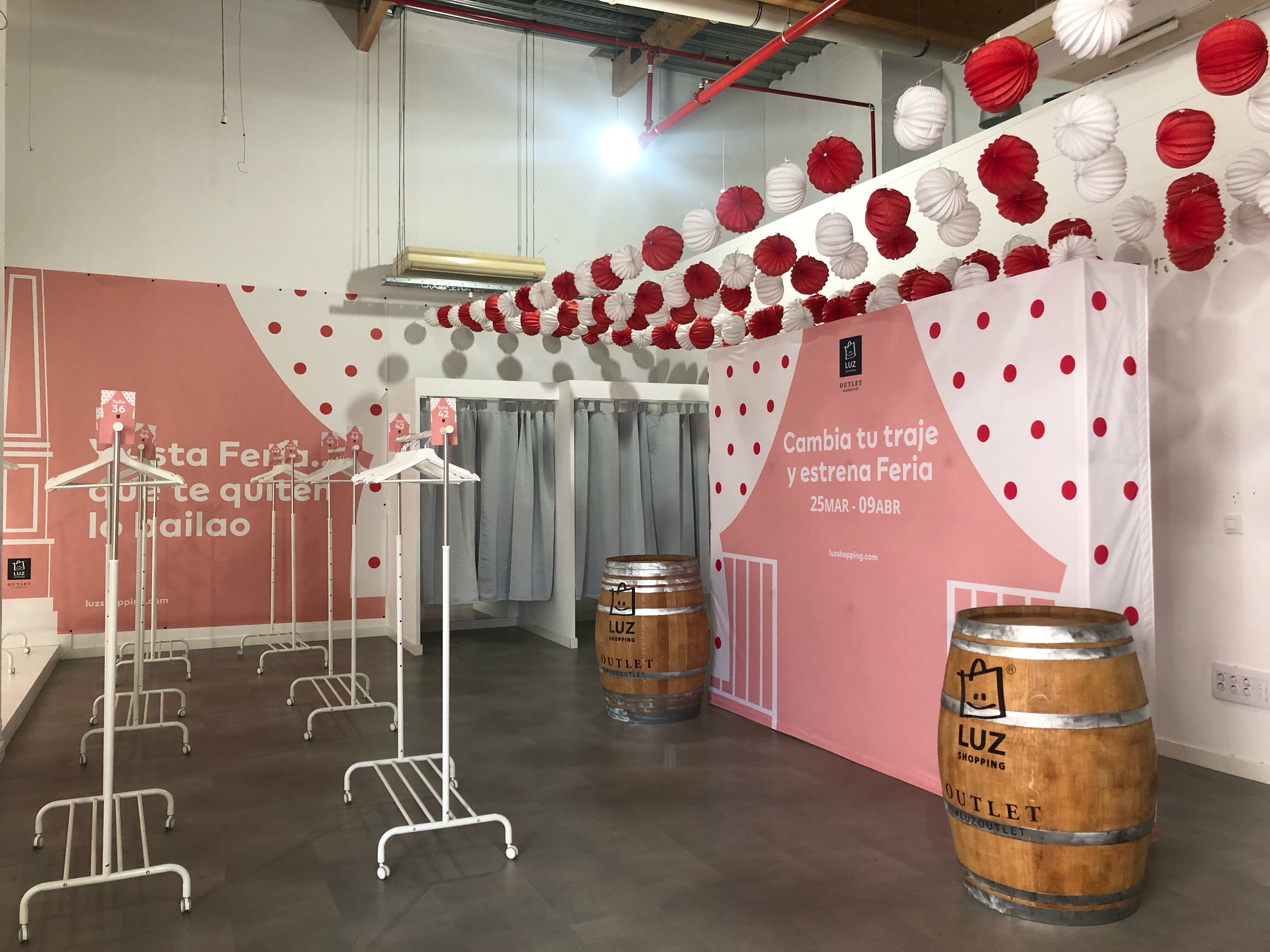 Local para la recogida de los vestidos