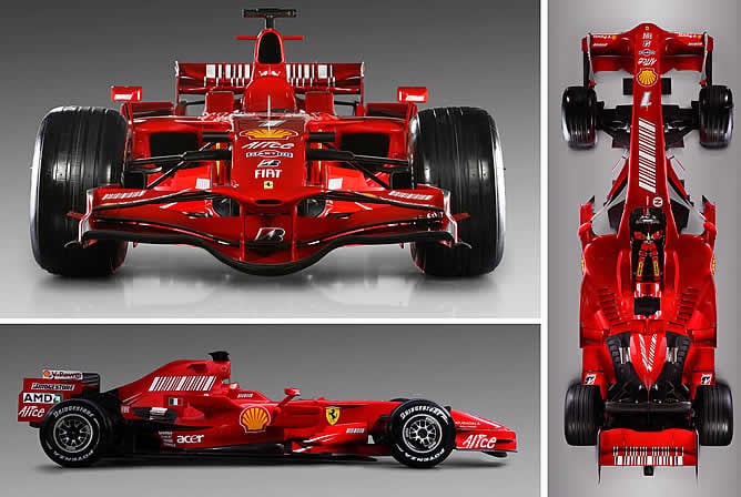 El nuevo F2008 de Ferrari