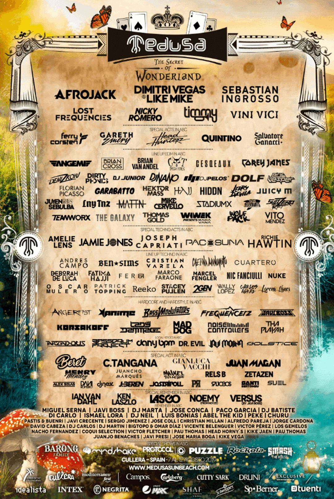 Cartel del Medusa Festival.