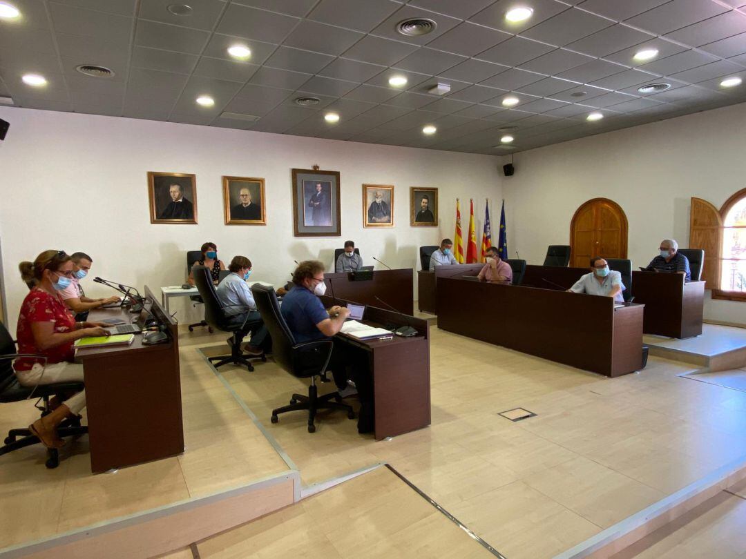 Imagen de archivo de un pleno del Ayuntamiento de Sant Josep