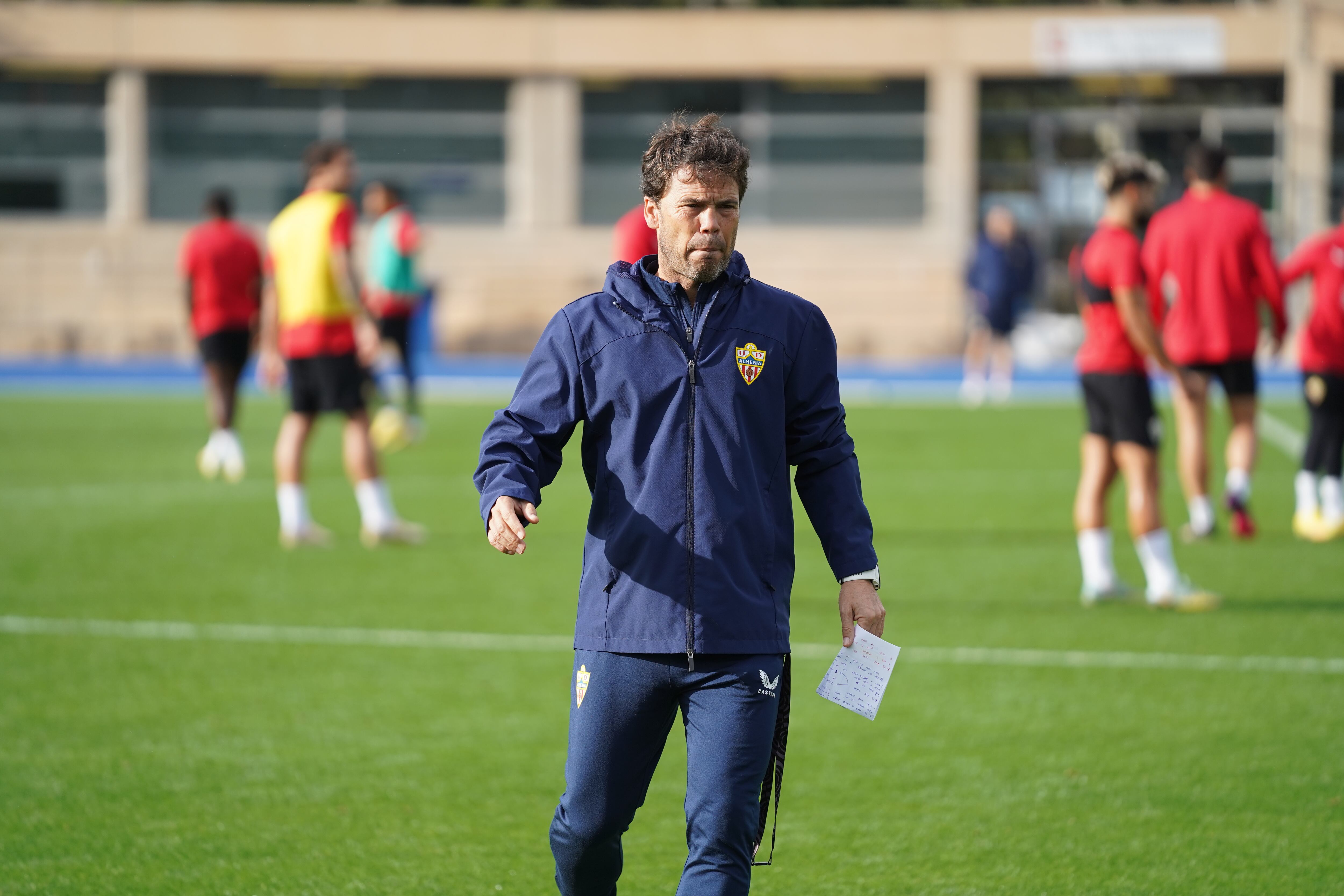 Rubi, entrenador del Almería.