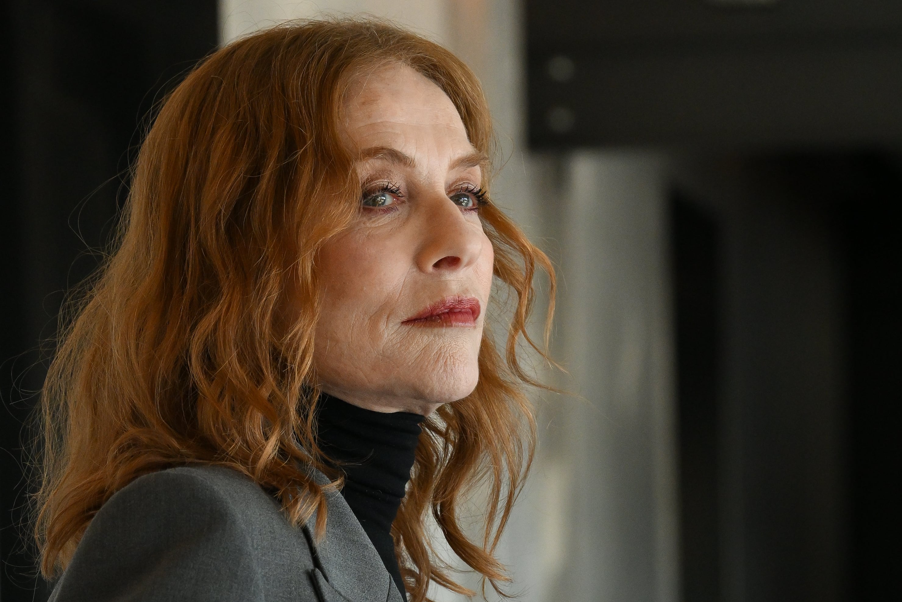 Isabelle Huppert, durante el photocall de 'La mujer más rica del mundo' en París (Photo by Marilla Sicilia/Archivio Marilla Sicilia/Mondadori Portfolio via Getty Images)