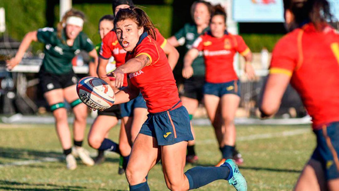 La coyantina María Casado se despidió del rugby jugando con la selección