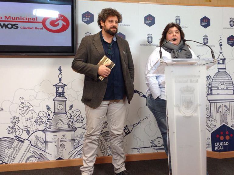 Prado Galán y Francisco Trillo durante la rueda de prensa