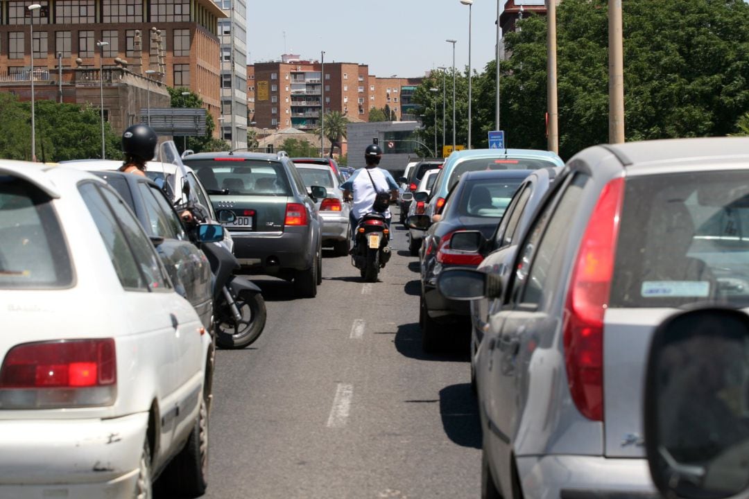 Atasco en Sevilla capital. 