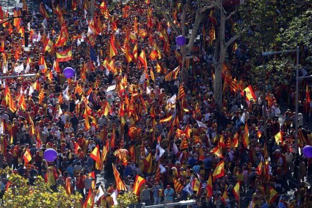 FOTOGALERÍA | La manifestación de Barcelona, en imágenes