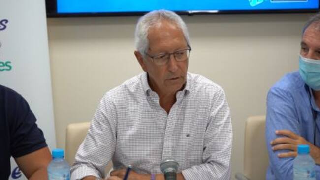 Rafael Coca durante una rueda de prensa