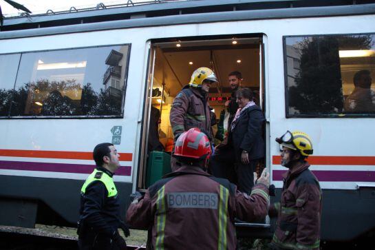 Rescat dels afectats, que van ser traslladats en bus fins a l&#039;Hospitalet de l&#039;Infant, on van continuar el trajecte amb un altre Euromed.