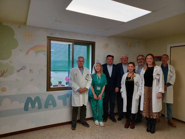 Nueva decoración en el Hospital Lluís Alcanyís. Fuente: DSXO