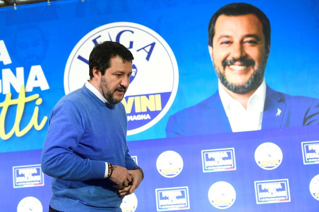 El líder de la ultraderecha Matreo Salvini. 