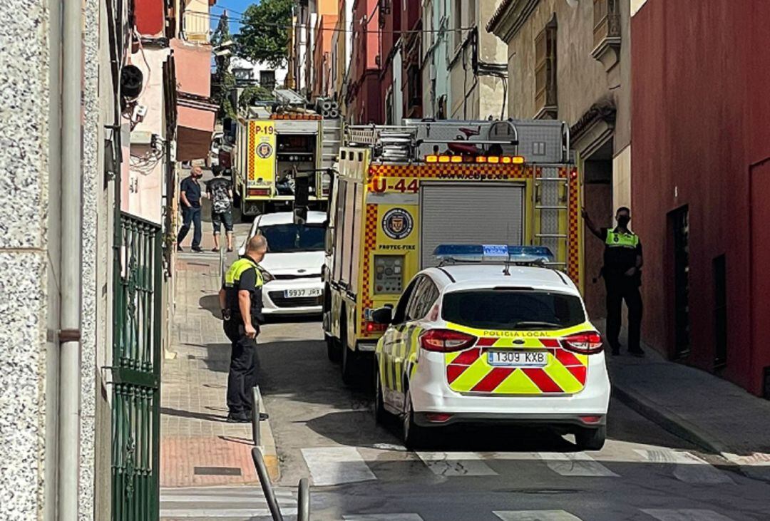 Un momento del suceso.